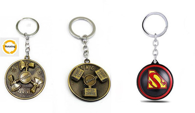 Daiyamondo Thor Hunter,Hammer,Superman Rotating Keychain best quality keychains Key Chain