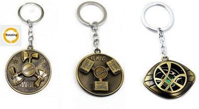 OHZEN Thor Hunter,Hammer, Avenger Stone Rotating Keychain best quality keychain Key Chain