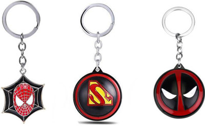 Daiyamondo Spiderman,Superman,Deadpool Rotating Keychain best quality keychain Key Chain