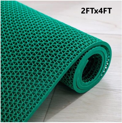 TurtleGrip PVC (Polyvinyl Chloride) Floor Mat(Green, Large)