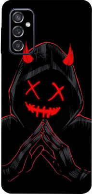 BUGGU Samsung Galaxy M52 5G Mobile Skin(Ultra Super Black Devil Skin With High Matte Finish.)