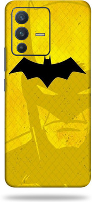 WeCre8 Skin's Vivo V23 Pro, Batman Yellow Mobile Skin(Multicolor)
