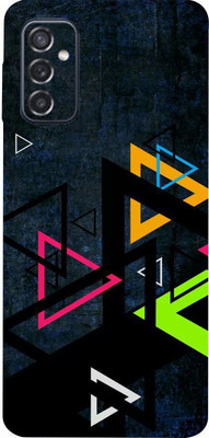 BUGGU Samsung Galaxy M52 5G Mobile Skin(Ultra Super Color Triangles Skin With High Matte Finish.)