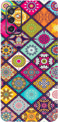 LAMHA Samsung Galaxy M52 5G Mobile Skin(Ultra Super Color Pattern With High Mattte Finish.)