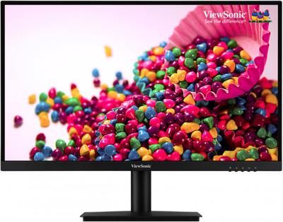 ViewSonic VA Series 24 inch Full HD LED Backlit VA Panel Frameless | Wide angle Monitor (VA2406-H-2)