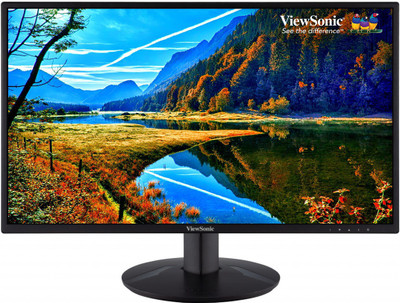 ViewSonic 23.8 inch Full HD LED Backlit IPS Panel High viewing Angle Monitor (VA2418-SH)(AMD Free Sync, Response Time: 5 ms, 75 Hz Refresh Rate)