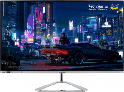 ViewSonic VX 31.5 inch WQHD LED Backlit IPS Panel Inbuilt Speakers | Frameless Monitor (VX3276-2K-MHD-2/VX3276-2K-MHD)