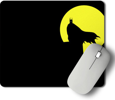 PRINTISTA WaterProof Gaming Non-Slip Rubber Base MousePad for Computer and Laptop Mousepad(Black&Yellow)