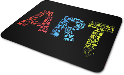 PRINTISTA WaterProof Non-Slip Rubber Base MousePad for Computer and Laptop Non Slip Base Mousepad(Multicolor)