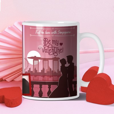 GIFT MY PASSION Happy Valentine'S Day Ceramic Coffee 350ml Ceramic Coffee Mug(391 ml)