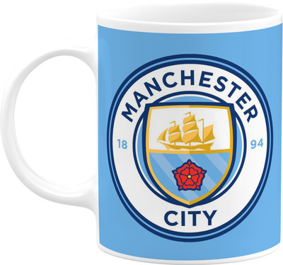 PrintingZone Manchester City mug Football mug For Friend Brother Sister Boys Girls (RT) Ceramic Coffee Mug(350 ml)