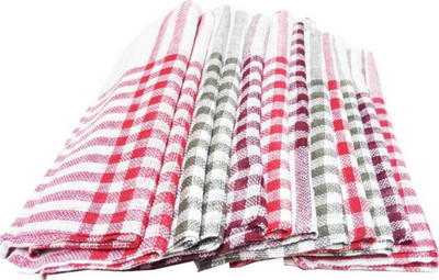 GOSHIV GOSH43-NAPKIN-PACK-10 Multicolor Cloth Napkins(10 Sheets)