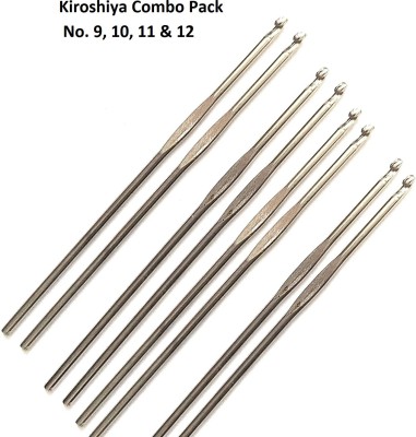 JAKEY Hand Sewing Needle(Crochet Needle 9, 10, 11, 12 Pack of 8)