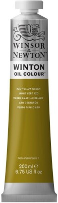 Winsor & Newton Winton Oil Colour - Tube of 200 ML - Azo Yellow Green (280)(Set of 1, Azo Yellow Green)