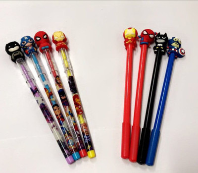 KKYMANSH Avengers Ball Pen(Pack of 8, Ink Color - Blue)