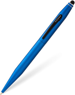 CROSS TECH 2 METALLIC BLUE BALLPOINT PEN WITH STYLUS Ball Pen(Ink Color - Black)