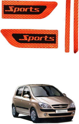 PROEDITION Car Decals Side stickers Reflective Strip Door Warning Reflector Carbon 493 5 mm x 5 m Silver Reflective Tape(Pack of 4)