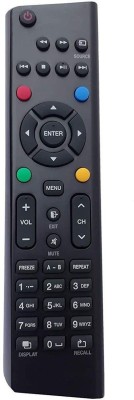 HDF Remote Control Compatible For  LCD/LED TV Reliance Reconnect Remote Controller(Black)