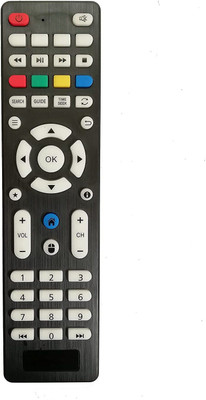 BhalTech M7 LED LCD Smart TV Compatible for  Micromax Remote Controller(Black)