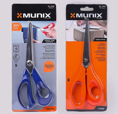 munix GL2185+1183 Scissors(Set of 2, Blue, Orange)