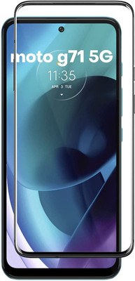 GDBUY Edge To Edge Tempered Glass for Moto G71 5G, Motorola Moto G71, Moto G71(Pack of 1)