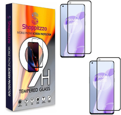 Shoppitzzo Edge To Edge Tempered Glass for OnePlus 9RT (5G)/1+9 RT(5G)/NeoShield Tempered Glass/Full Screen Coverage(Pack of 2)