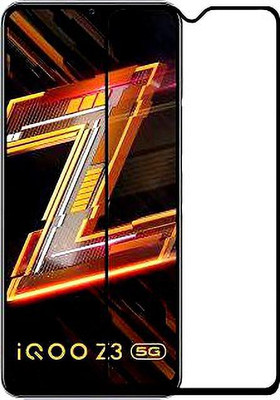 slaky Edge To Edge Tempered Glass for IQOO Z3 5G(Pack of 1)
