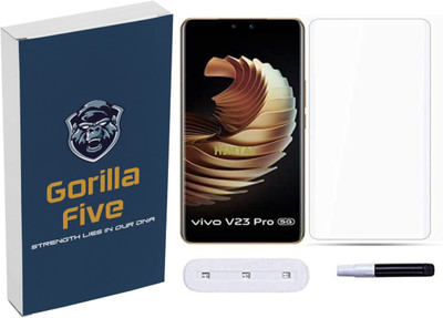 GORILLA FIVE Tempered Glass Guard for Vivo V23 Pro-5G(Pack of 1)
