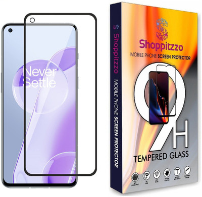 Shoppitzzo Edge To Edge Tempered Glass for OnePlus 9RT (5G)/1+9 RT(5G)/DuraGlass Tempered Glass/Full Screen Coverage(Pack of 1)