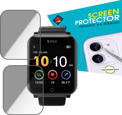 FINCH Impossible Screen Guard for GOQii Smart Vital Fitness SpO2(Pack of 2)