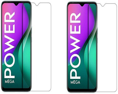 NIMMIKA ENTERPRISES Tempered Glass Guard for infinix smart 5/infinix hot 10 play tempered glass(Pack of 2)