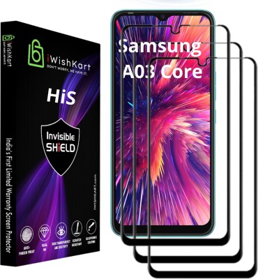 iWishKart Tempered Glass Guard for SAMSUNG A03 Core, SAMSUNG A03 Core 5G, SAMSUNG Galaxy A03 Core, SAMSUNG Galaxy A03 Core 5G(Pack of 3)
