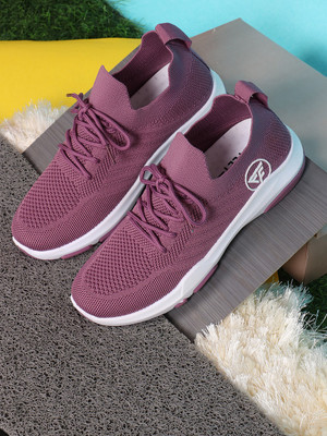 Flying Feet Walking Shoes For Women(Purple)