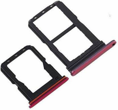 Docile Sim Card Tray(Compatible With VIVO V15 PRO RED)