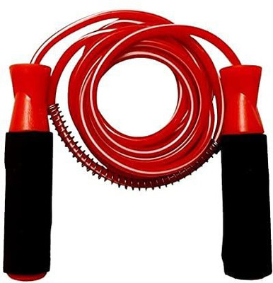 alis Skipping Rope Jump Rope Length: 9 feet, Handle Length: 6 inches, RED Freestyle Skipping Rope(Red, Length: 274.32 cm)
