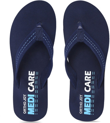 ORTHO JOY Women Slippers(Blue , 7)