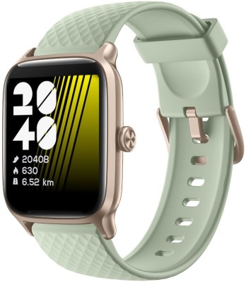 ZEBRONICS Zeb-Fit Me Smartwatch(Green Strap, Free Size)