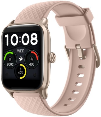 ZEBRONICS Zeb-Fit Me Smartwatch(Pink Strap, Free Size)