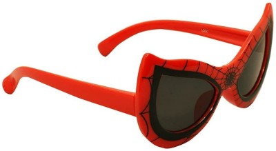 Shop Frenzy Oval Sunglasses(For Boys & Girls, Red)