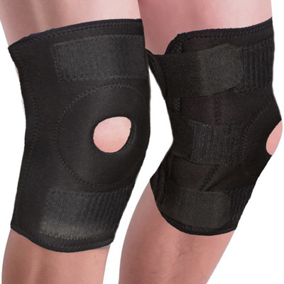 Expertomind Knee Support for Men & Women | with Hinge for Effective Pain Relief | One Pair Knee Support(Black)