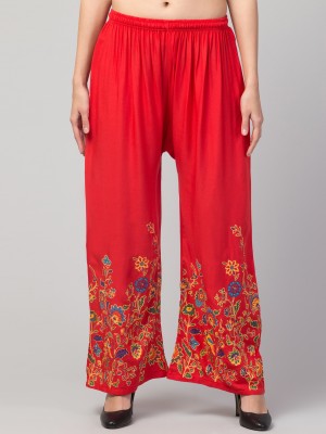 swaggish Relaxed Women Red Trousers