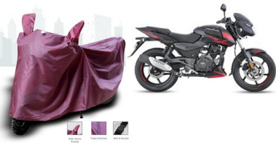 PRPaccessories Waterproof Two Wheeler Cover for Bajaj(Pulsar 150, Maroon)