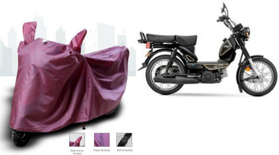 PRPaccessories Waterproof Two Wheeler Cover for TVS(Heavy Duty BS6, Maroon)