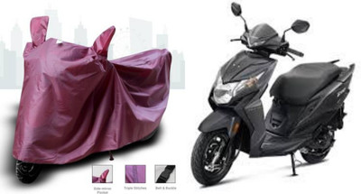 PRPaccessories Waterproof Two Wheeler Cover for Honda(Dio, Maroon)