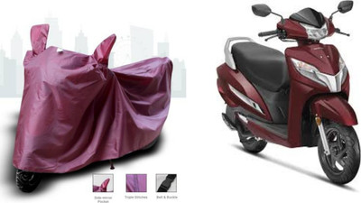 Mdstar Waterproof Two Wheeler Cover for Honda(Activa 6G, Maroon)