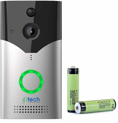 IFITech Rechargeable Smart Life Wireless Video Doorbell - Silver Video Door Phone(Wireless Single Way)