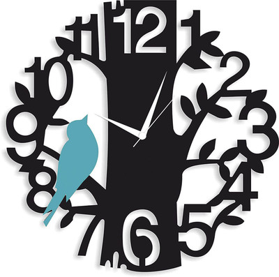 Ingo Creation Analog 30 cm X 30 cm Wall Clock(Blue, Without Glass, DIY Clocks)
