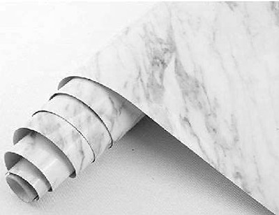GVJ TRADERS Foils Abstract White Wallpaper(L x W: 60 cm x 200 cm)