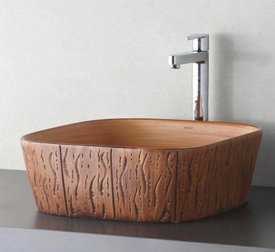 SENISTO beautiful basin CAMPUS 002 Table Top Basin(brown)