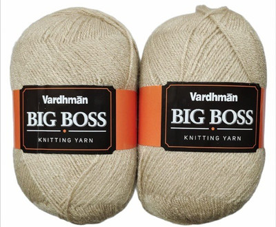 NTGS Vardhman BigBoss Wool Soft Fingering Hand Knitting Dyed Yarn (600 g) Shade no.36